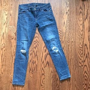 White House Black Market ripped Jeans
